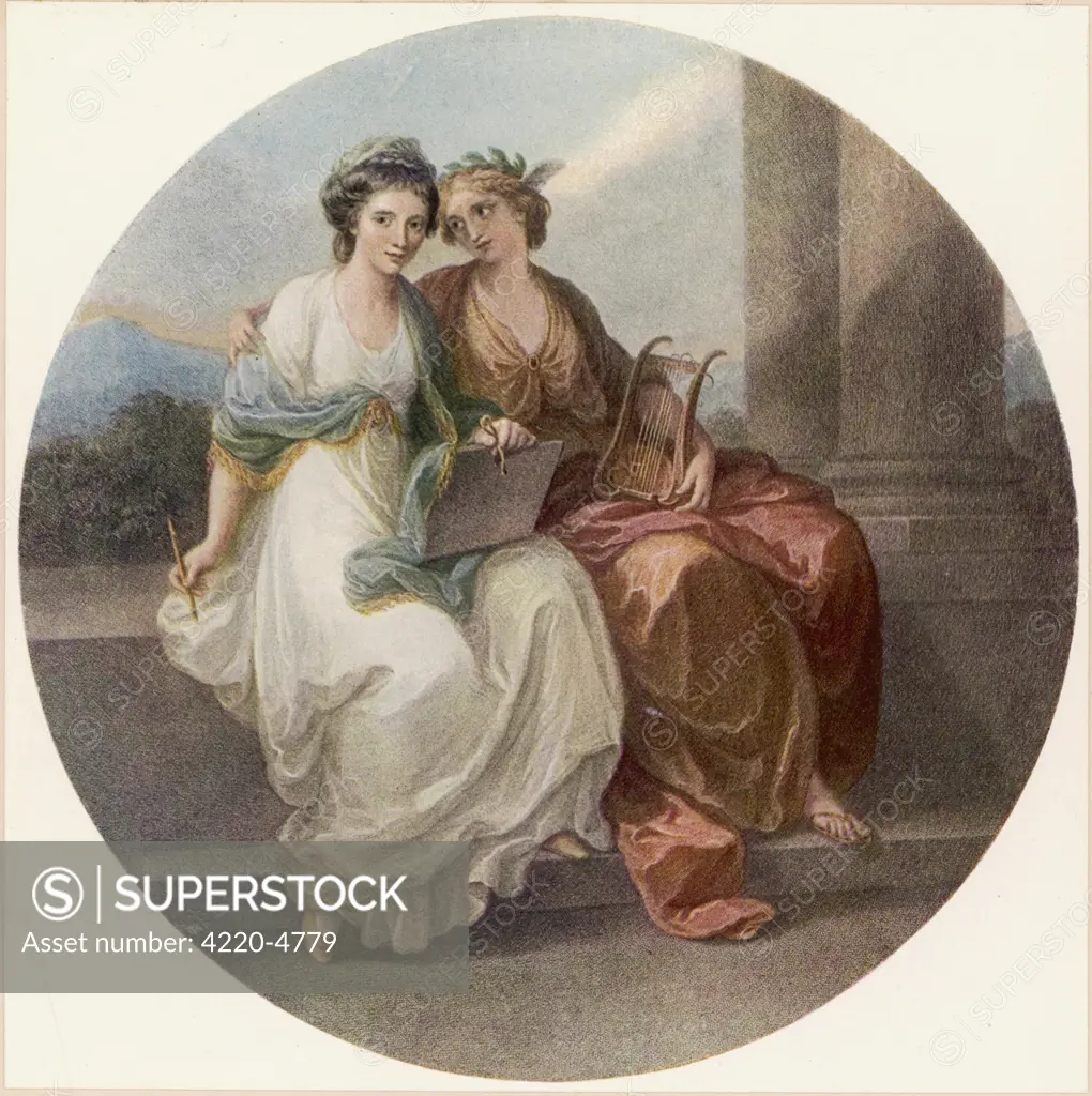 ANGELICA KAUFFMANN Swiss artist, resident in London (1766-81) and then  in Rome