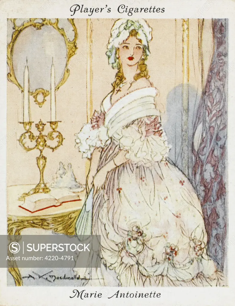 queen of Louis XVI, in informal dress