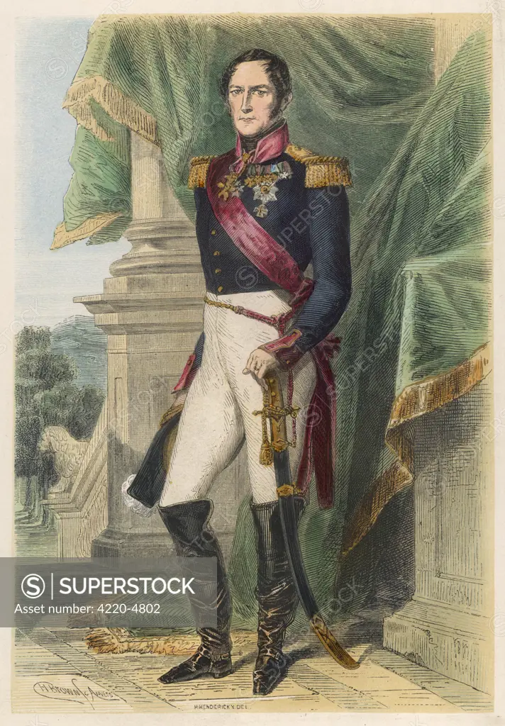 LEOPOLD I  King of Belgium (1831-65)