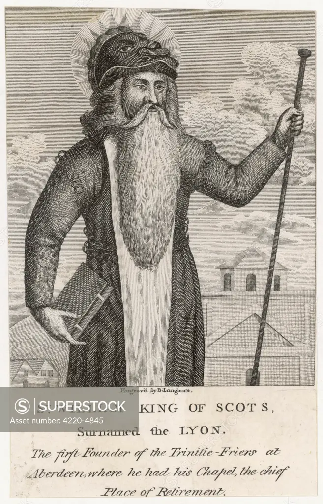 WILLIAM 'THE LION'  King of Scotland from 1165 to  1214