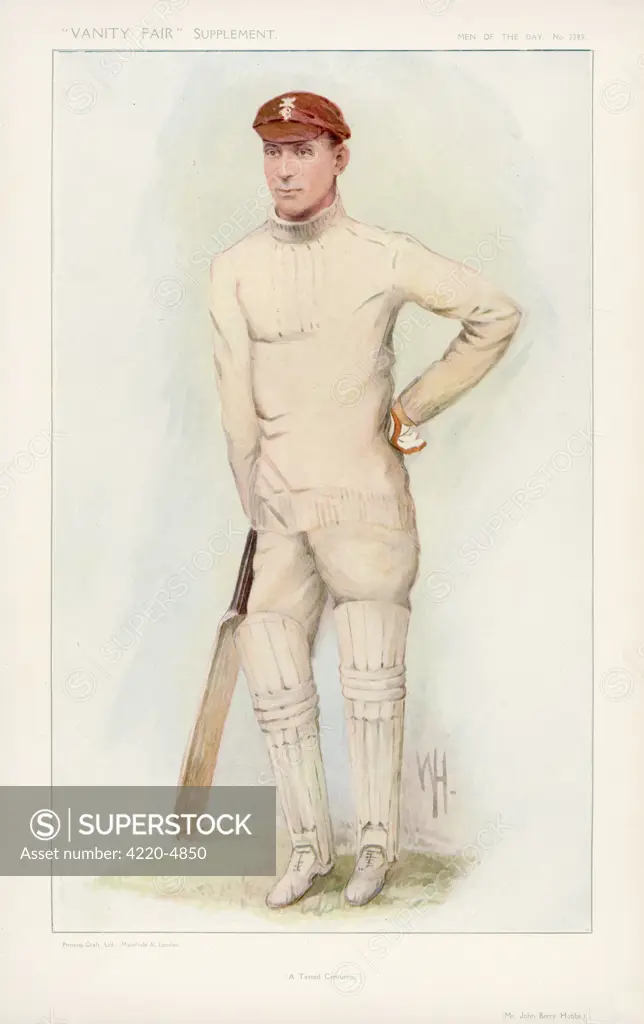 Jack Hobbs (Sir John Berry Hobbs), English cricketer (1882-1963)