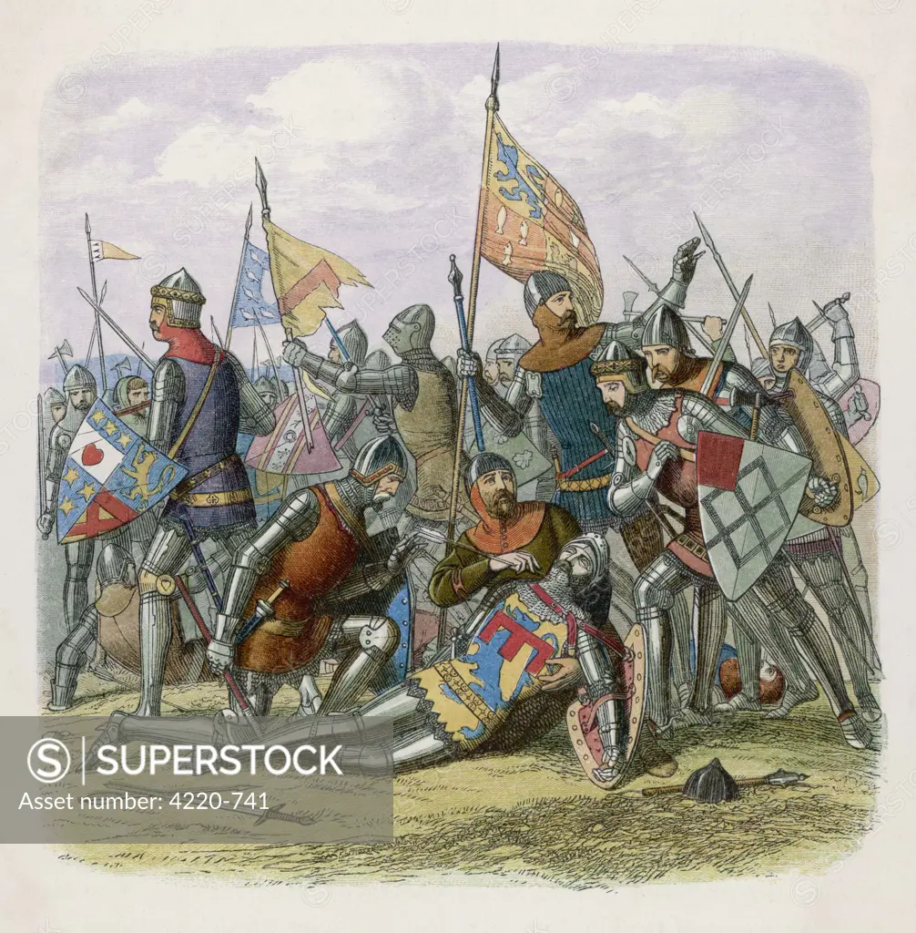 Sir Henry Percy's rebellion :  the Battle of Shrewsbury - Hotspur killed
