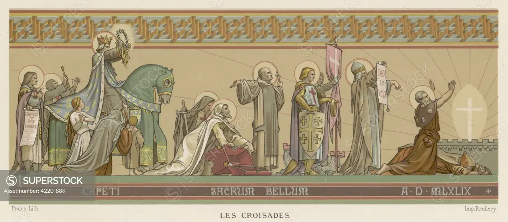 (general)  Idealised representation  of the Crusaders