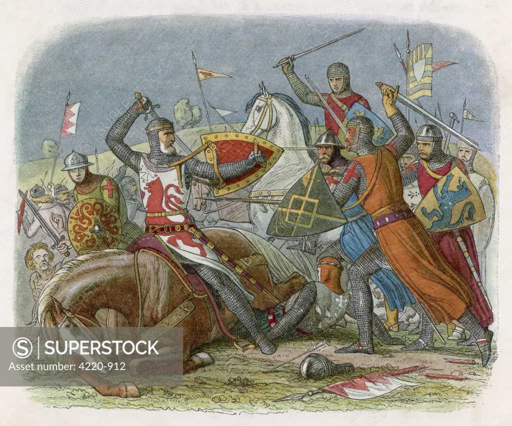 Simon de Montfort is killed at  the Battle of Evesham