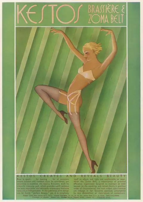 Kestos lingerie advert for underwear     Date: 1932