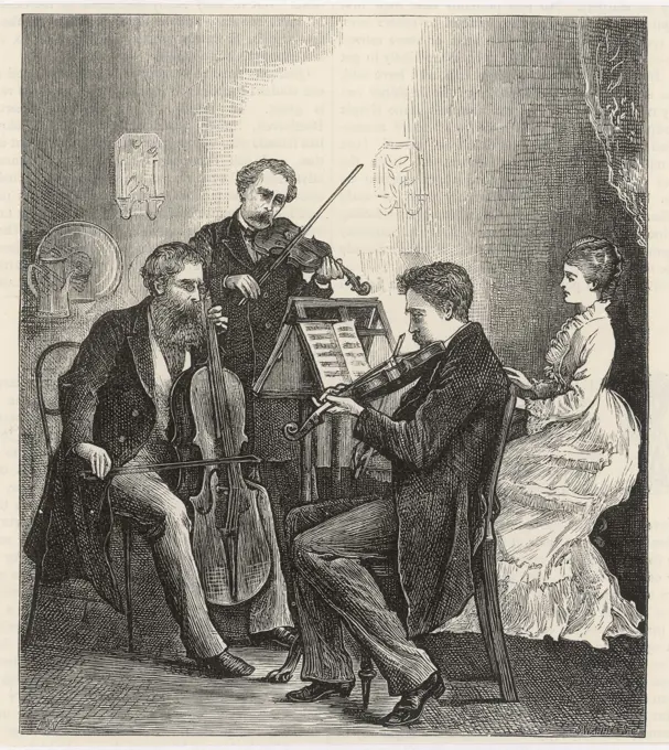  A piano quartet         Date: 1877