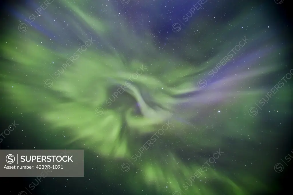 Aurora Borealis near Drayton Valley, Alberta, Canada
