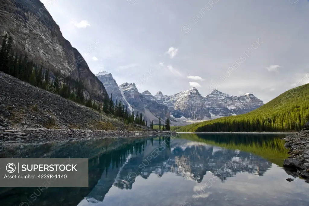 Moraine Lake in Banff National Park, Alberta Canada