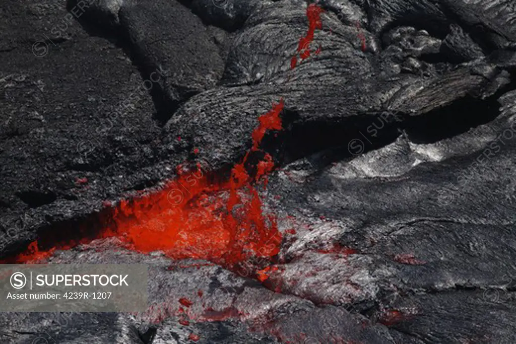 February 8, 2008 - Erta Ale fountaining lava lake, Danakil Depression, Ethiopia