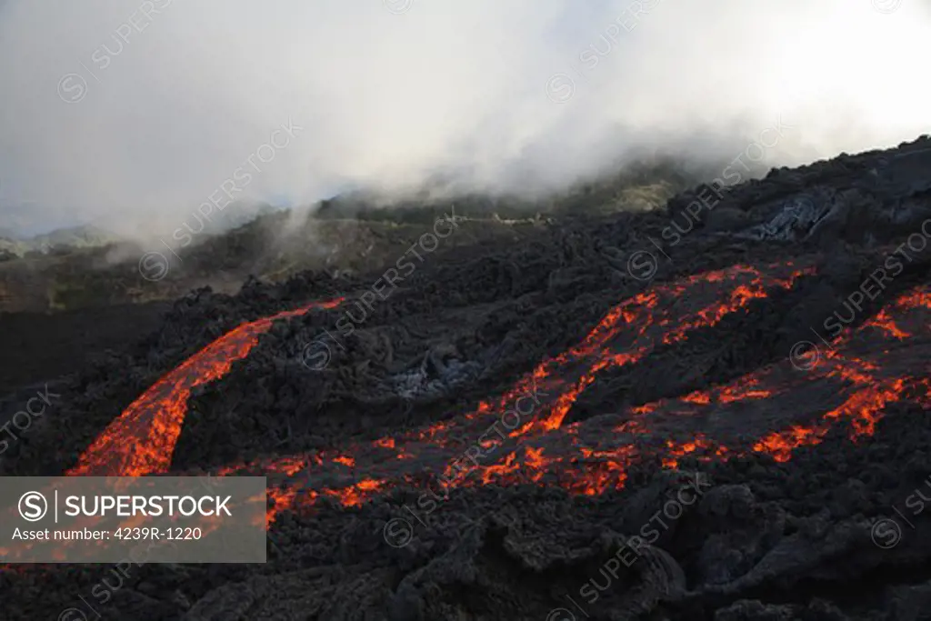 January 3, 2008 - Pacaya lava flows, Guatemala