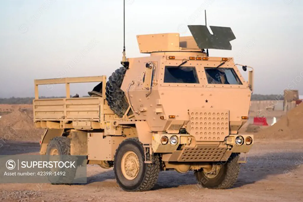 Baqubah, Iraq - US Army armored truck