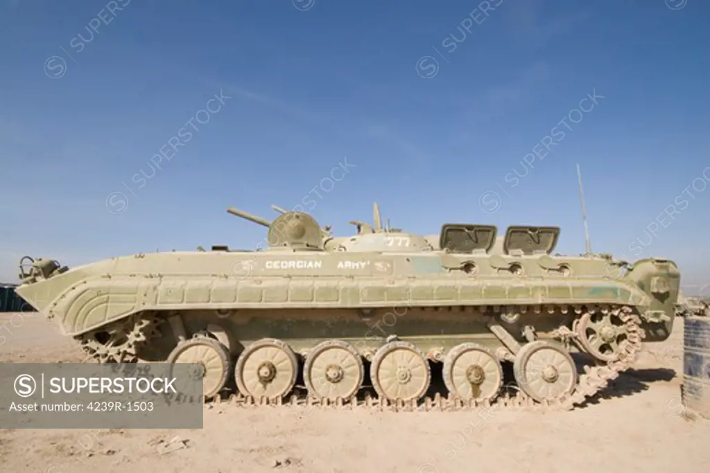 Baqubah, Iraq - Georgian Army light tank