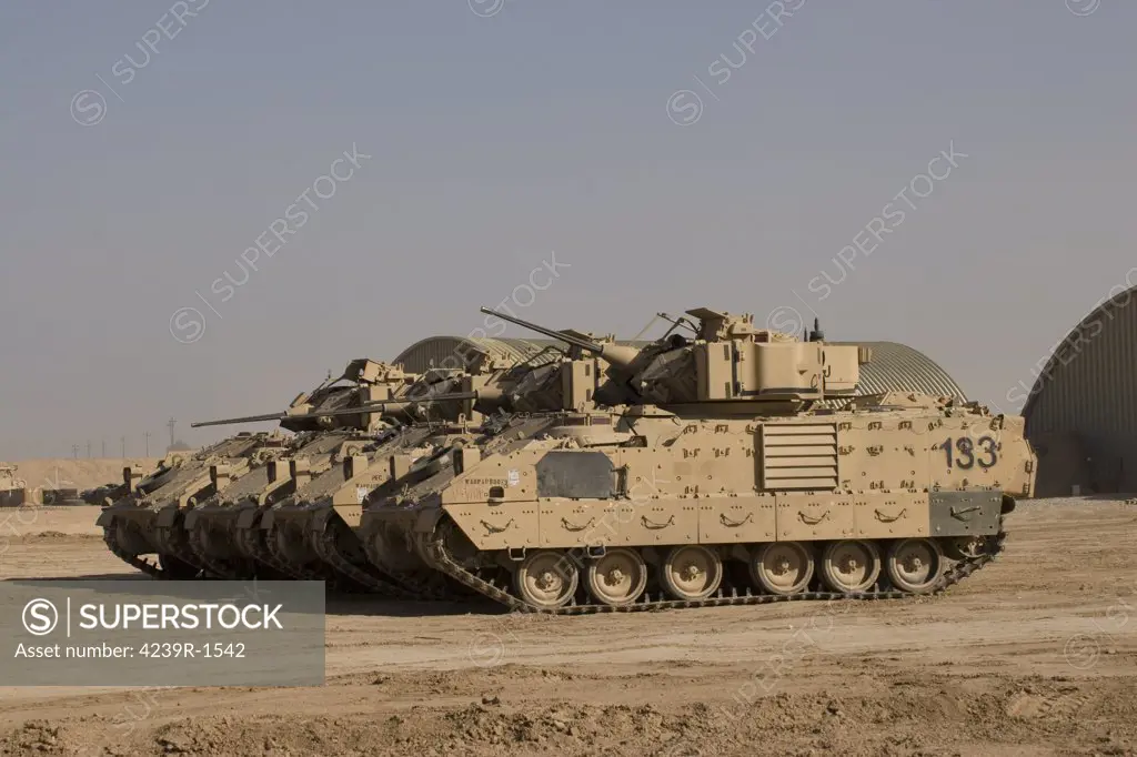 Baqubah, Iraq - M2/M3 Bradley Fighting Vehicles
