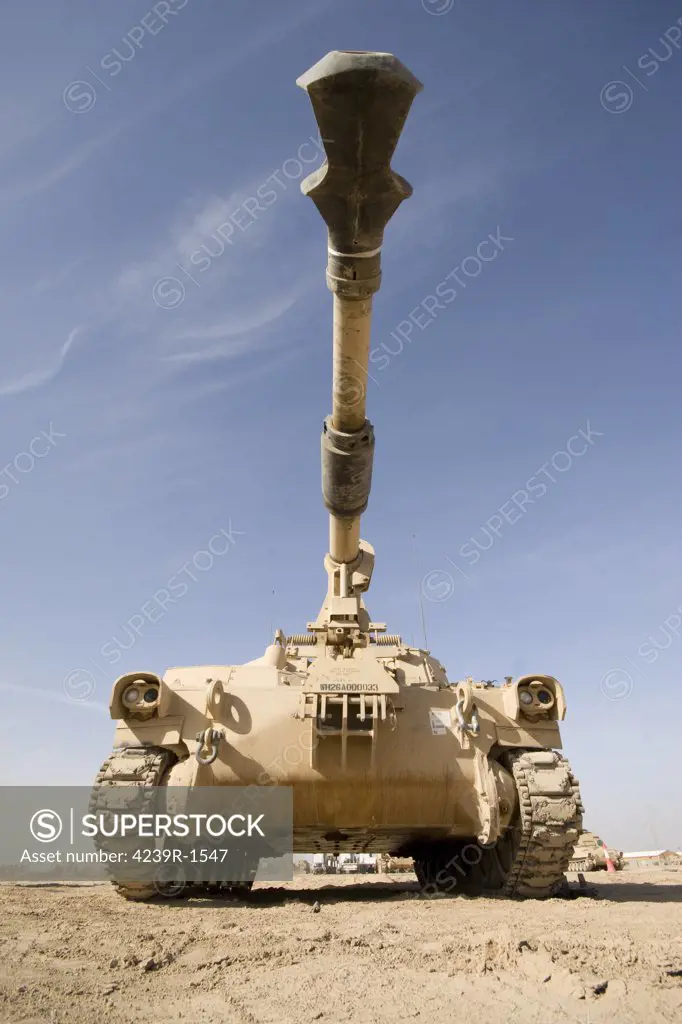Baqubah, Iraq - M109 Paladin, a self-propelled 155mm howitzer