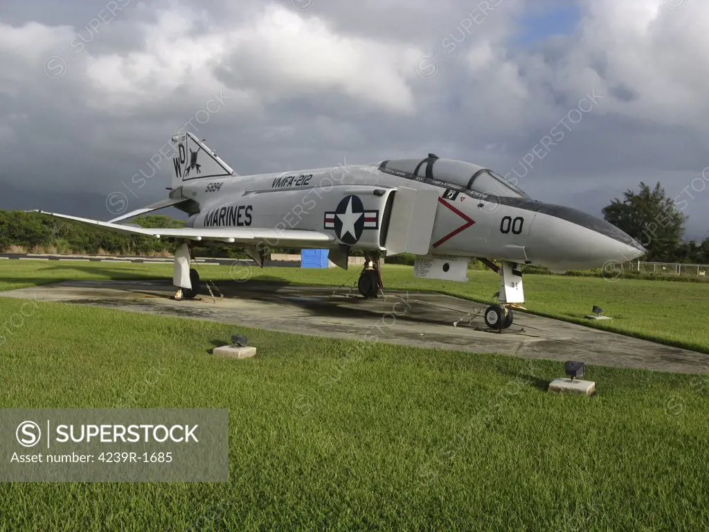 The F-4 Phantom II is a two seat, twin engine, supersonic long-range all-weather fighter-bomber