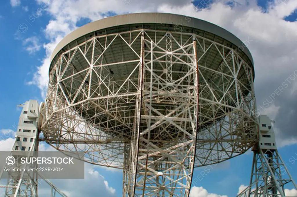 The Lovell Telescope is a radio telescope at Jodrell Bank Observatory in Cheshire, England.