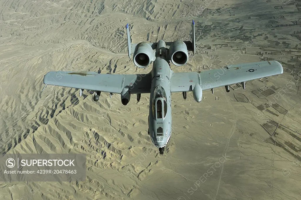 October 7, 2008 - A U.S. Air Force Air Force A-10 Thunderbolt II in-flight over Afghanistan.