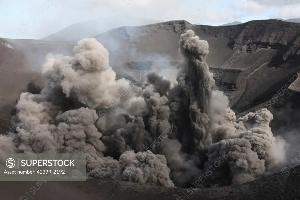 June 2, 2010 - Explosive eruptions of volcanic ash, Yasur Volcano, Tanna Island, Vanuatu.