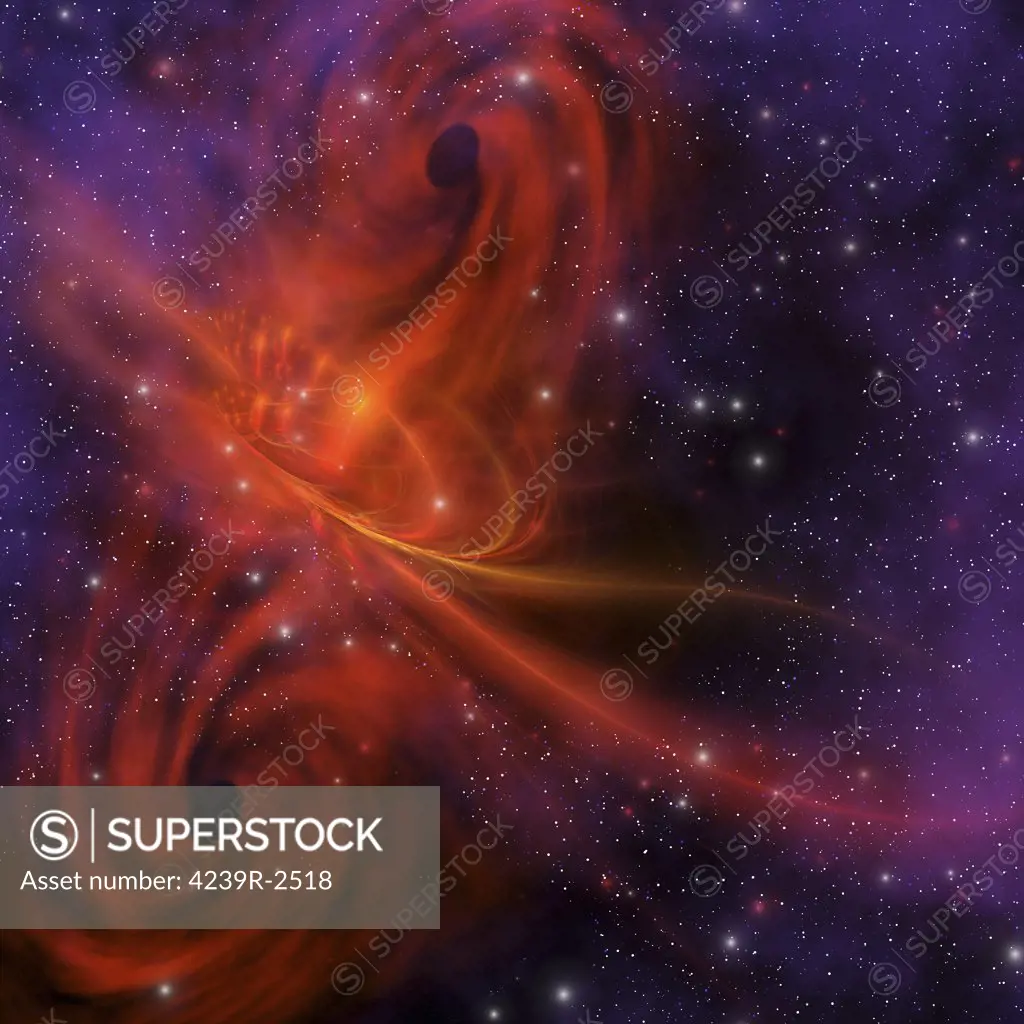 This cosmic phenomenon is a whirlwind in space.