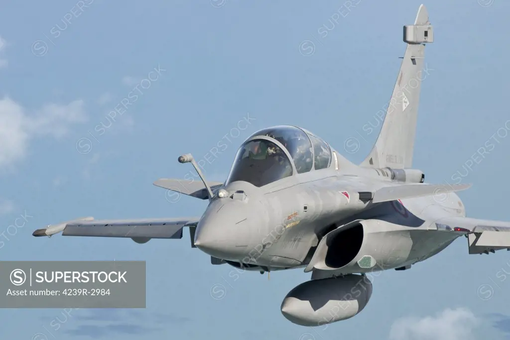 A Dassault Rafale B of the French Air Force in flight over Brazil during Exercise CRUZEX V.