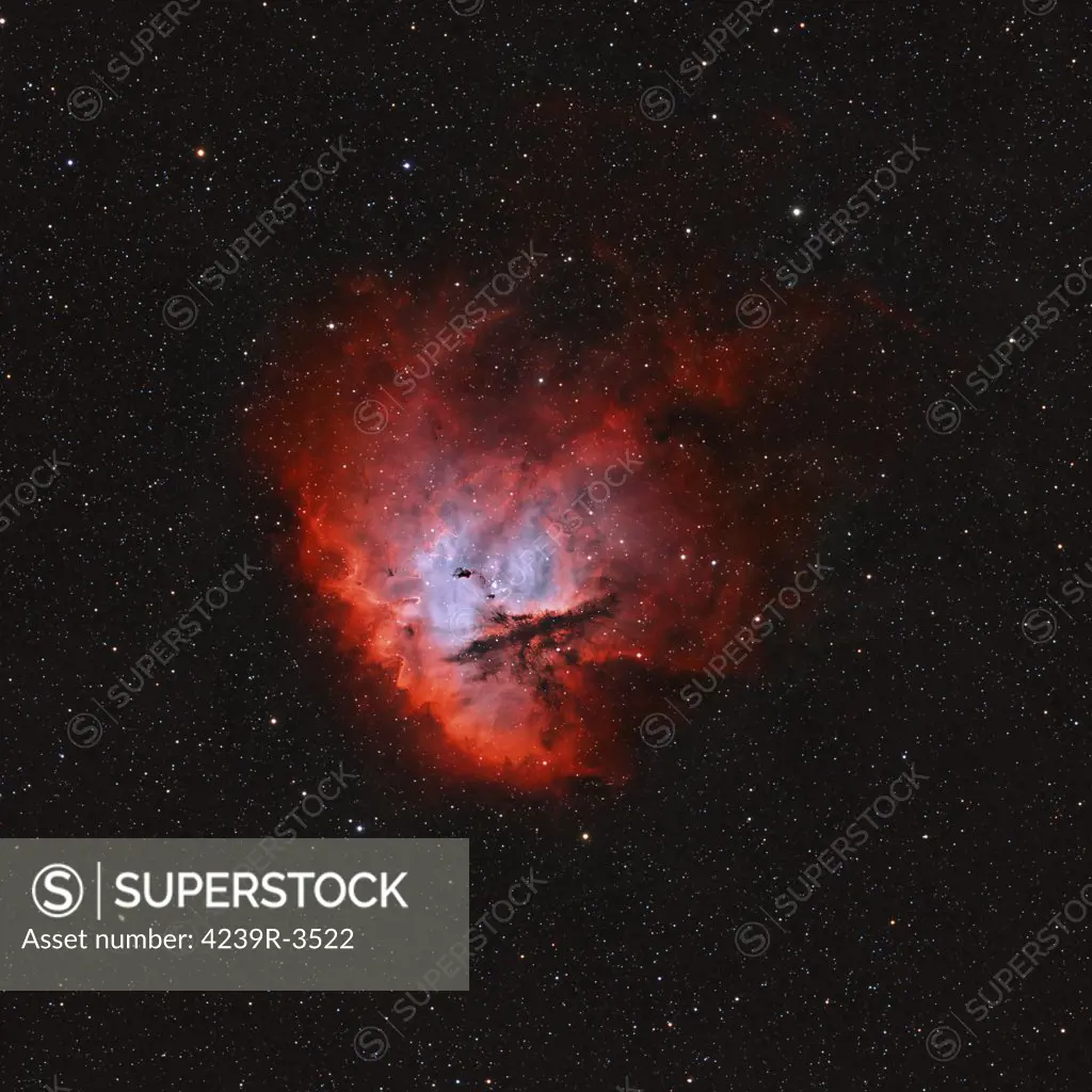 NGC 281, the Pacman Nebula real colors.