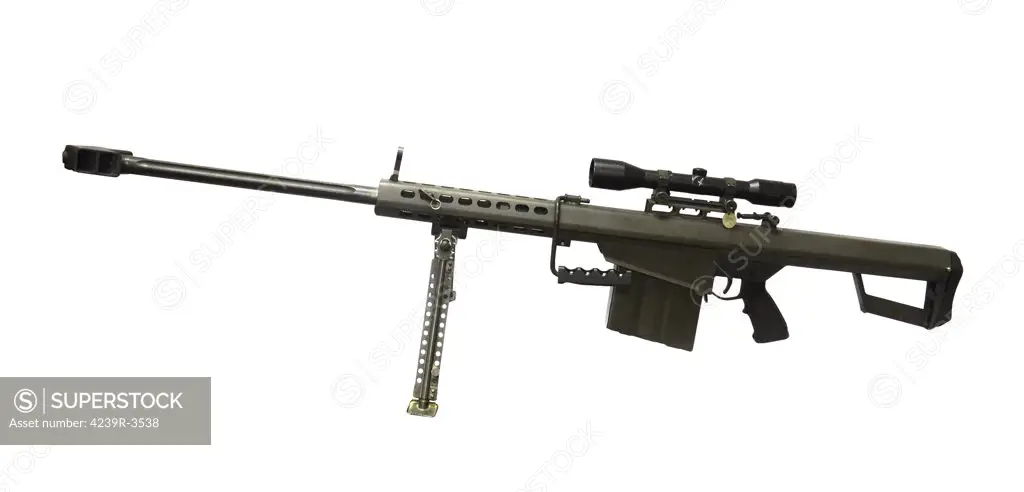 Barrett L82A1 Anti-Materiel Rifle. The L82A1 Barrett is a semi-automatic anti-material rifle in service with the Royal Marines.