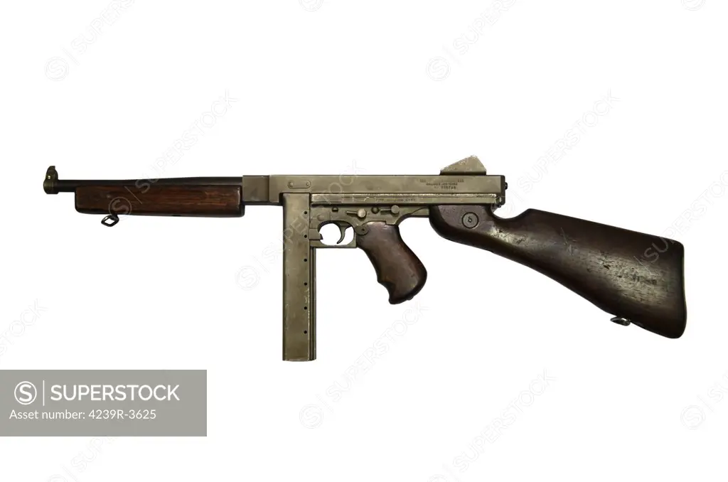 Thompson Model M1A1 submachine gun.