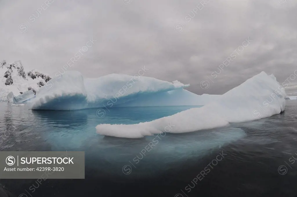 Iceberg swimming pool, Antarctica.
