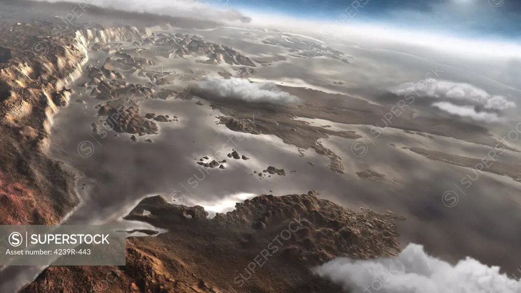 Aram Chaos as it appeared early in Martian history