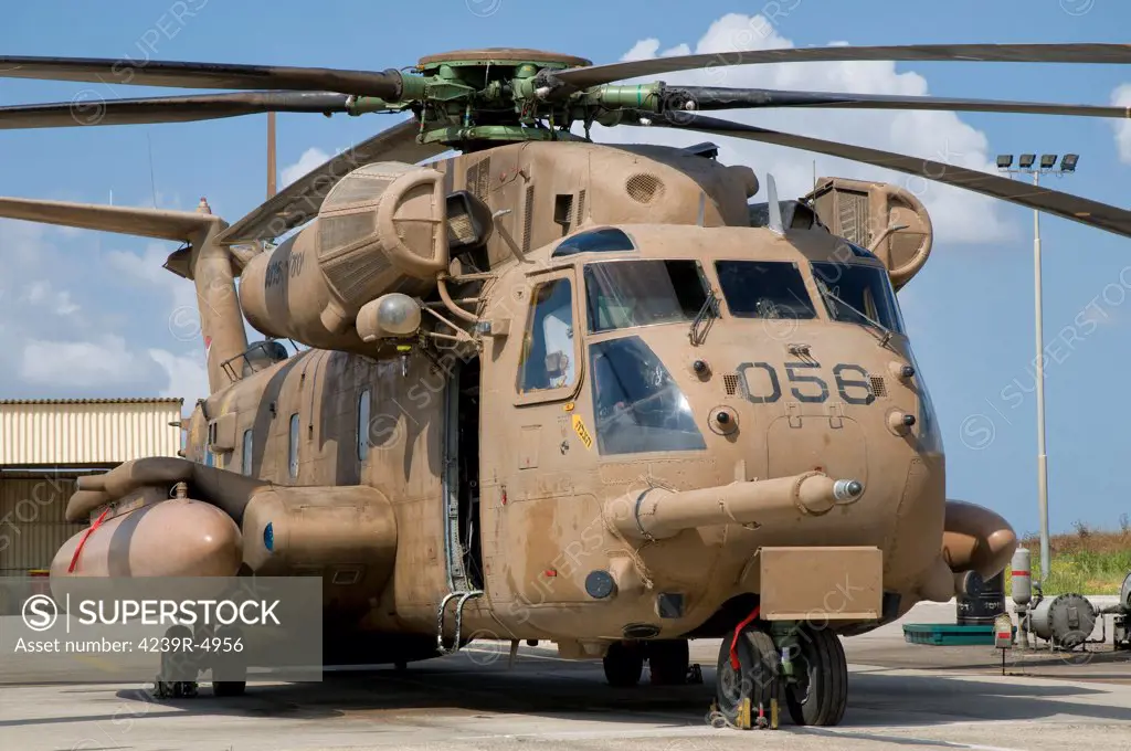 A Sikorsky CH-53 Yasur 2025 upgraded version of the Israeli Air Force, Tel Nof Air Base, Israel.