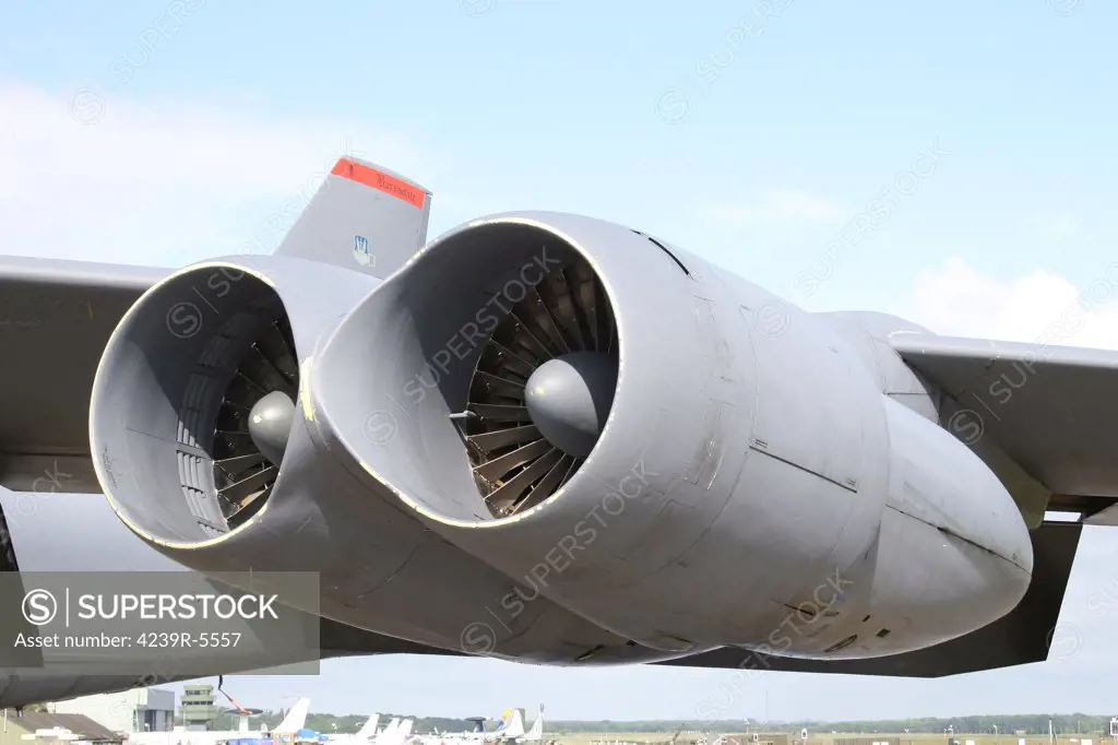 Pratt & Whitney engines TF33 of the B-52H Stratofortress.