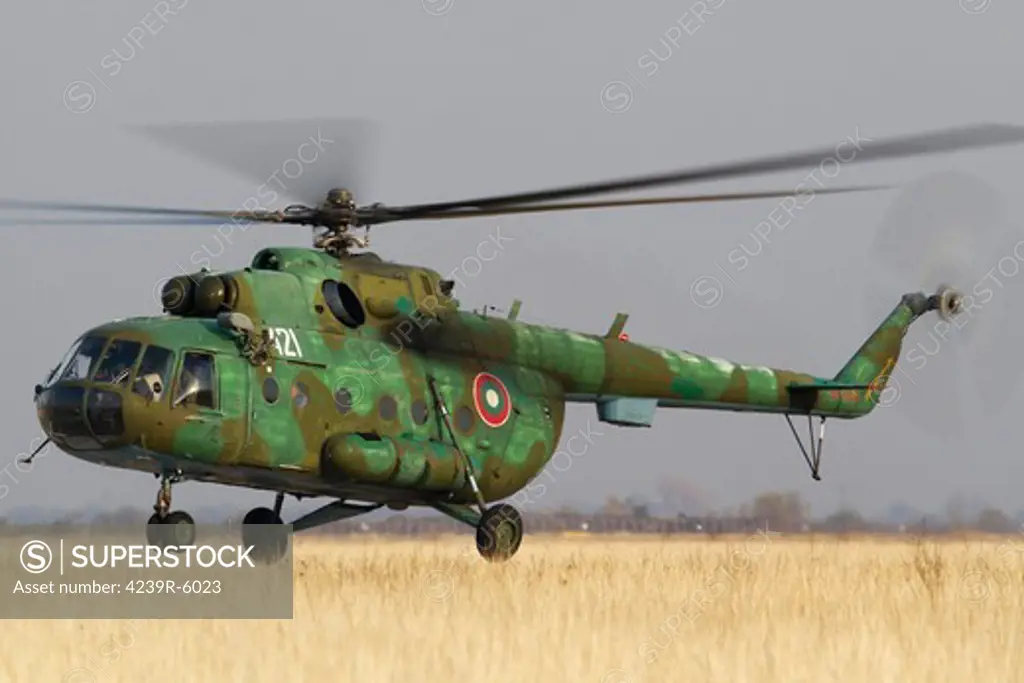 A Bulgarian Air Force Mil Mi-17.