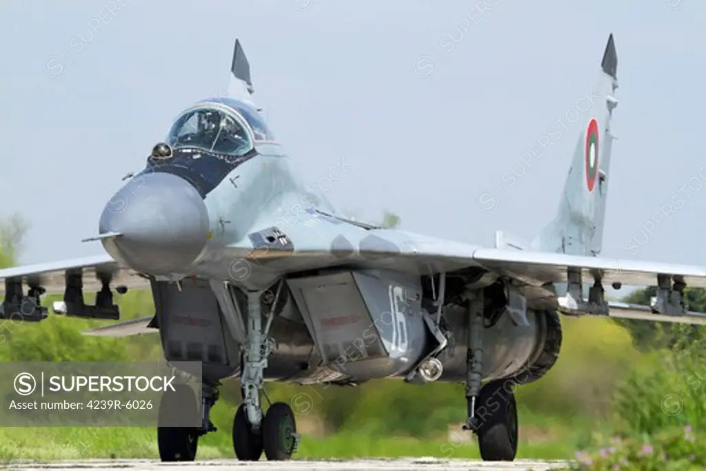 A MiG-29 of the Bulgarian Air Force.