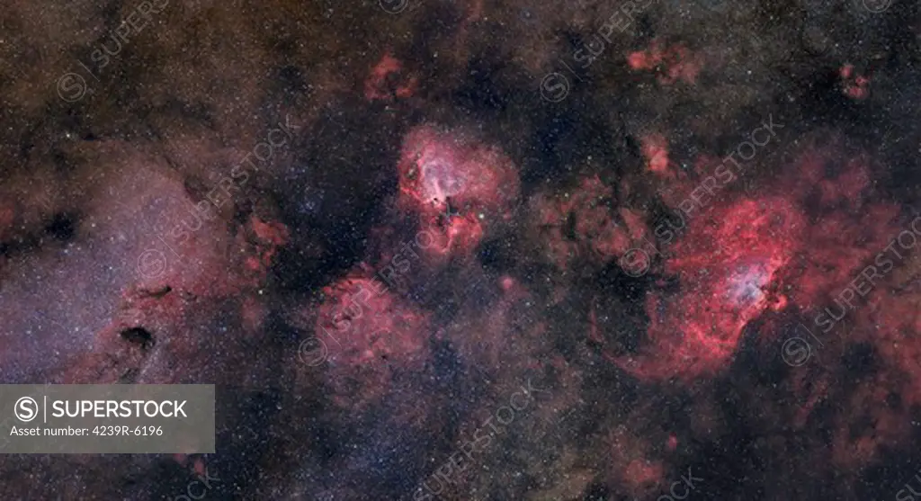 Panorama near the Sagittarius region of our Milky Way galaxy.