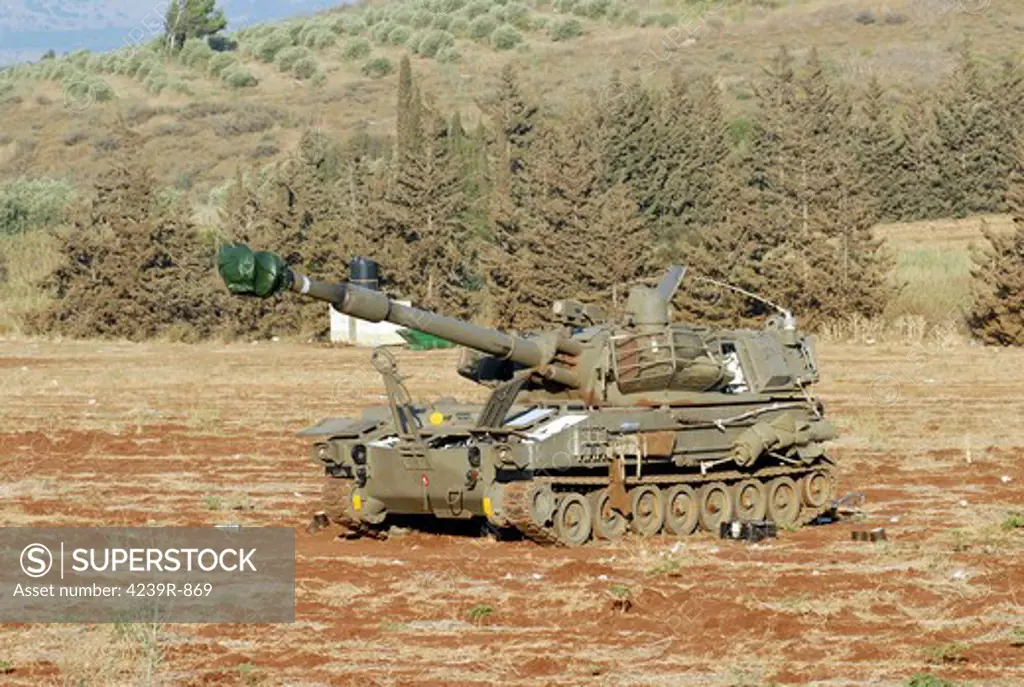 An M109 self-propelled howitzer of the Israel Defense Forces
