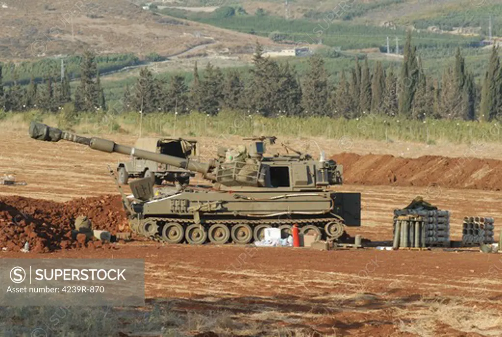 An M109 self-propelled howitzer of the Israel Defense Forces