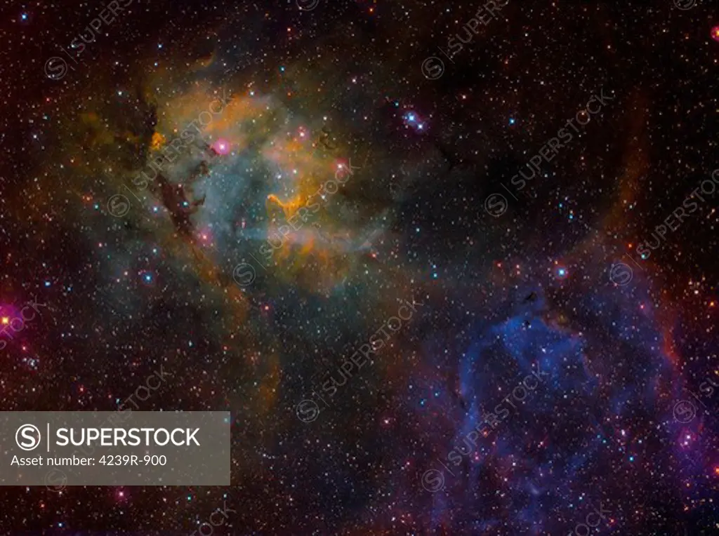 Sharpless 2-132 emission nebula