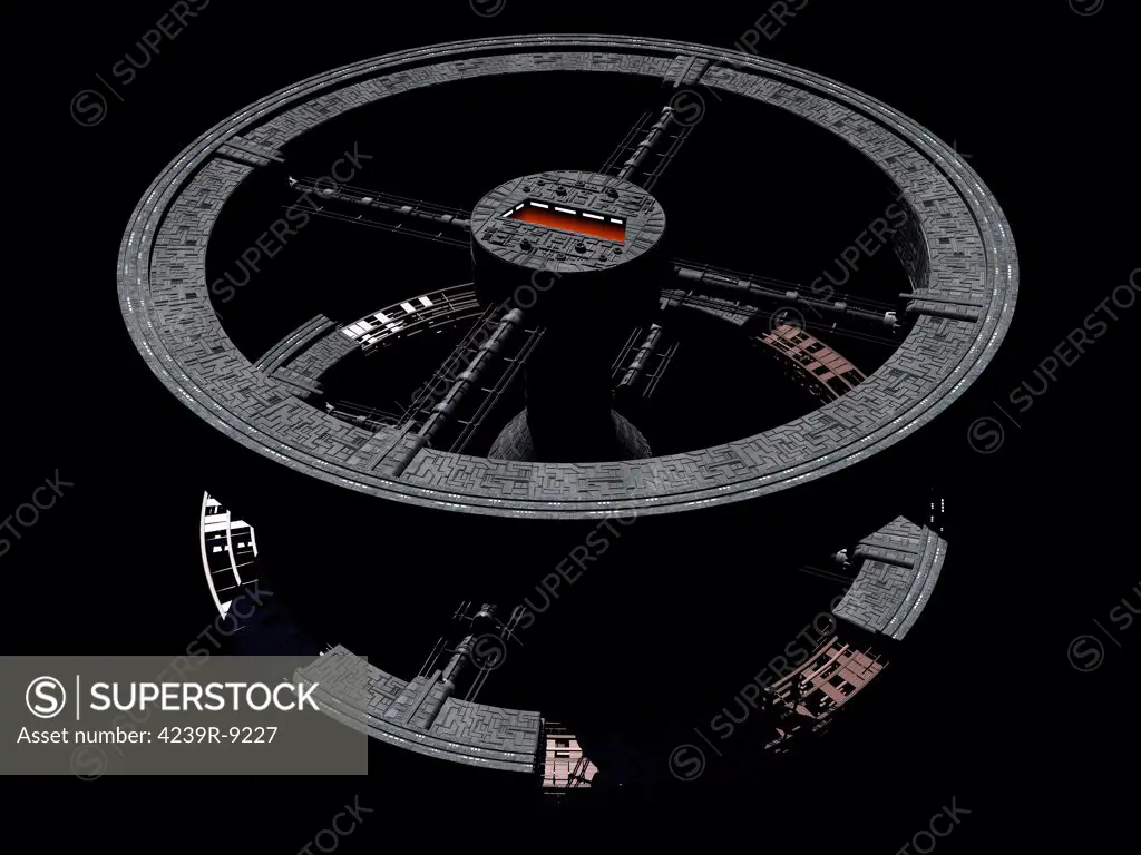 Space station from 2001: A Space Odyssey.