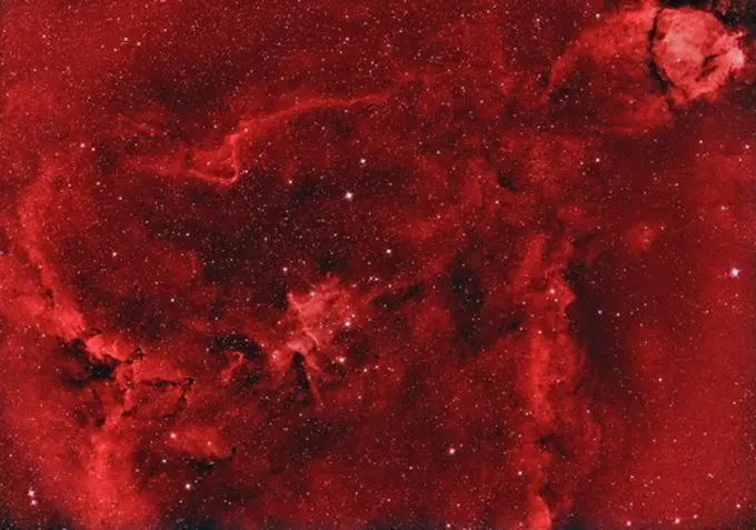IC 1805, the Heart Nebula.