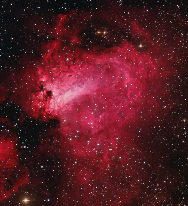 Messier 17, The Swan Nebula in Sagittarius.
