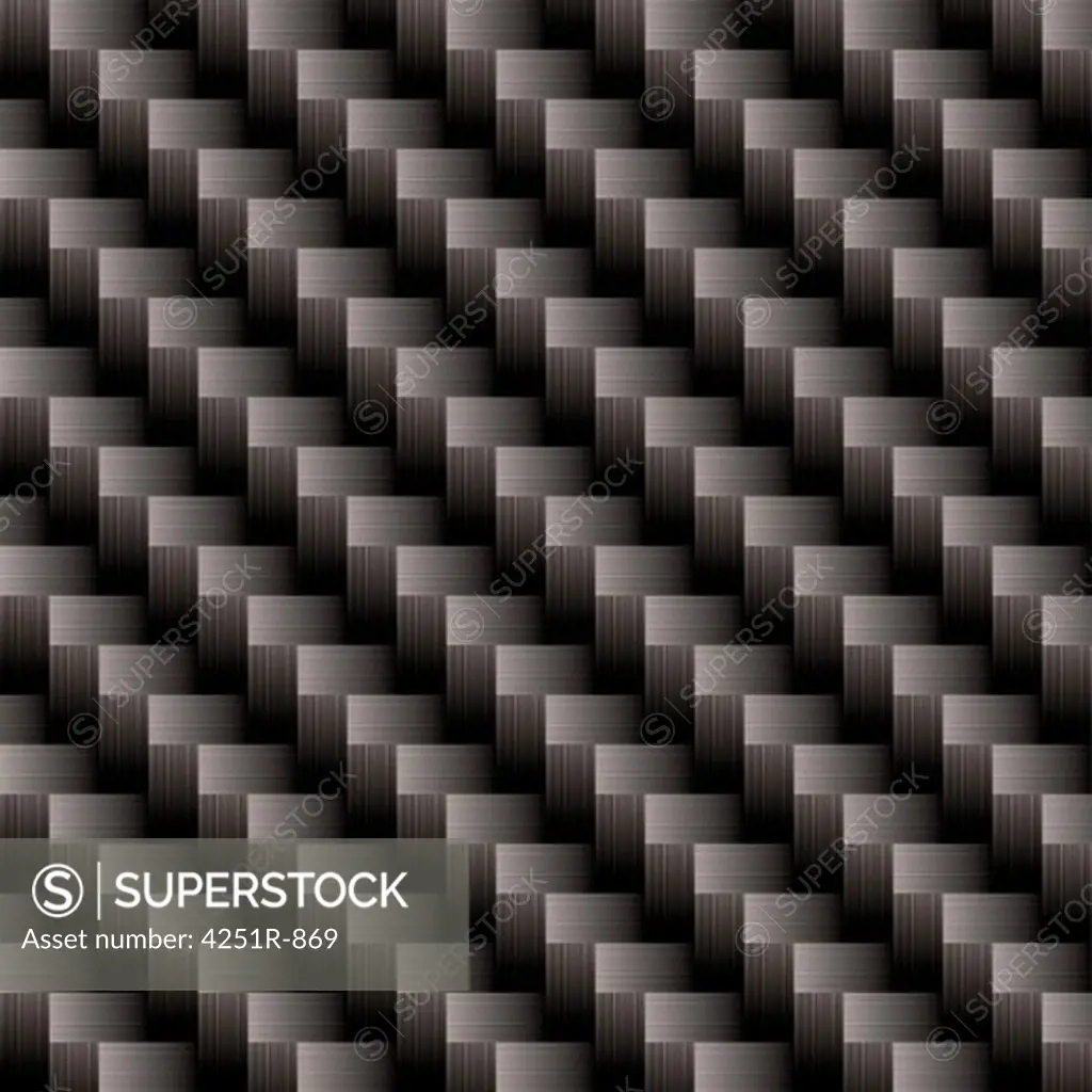 Seamless illustrated vector carbon fiber background pattern that will repeat