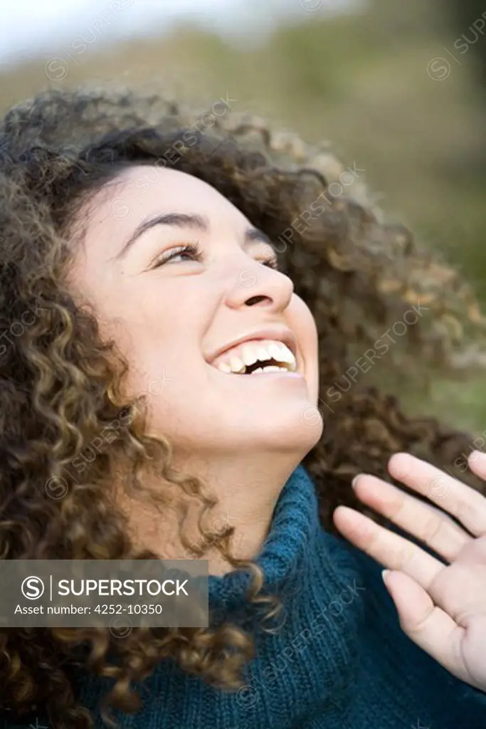 Woman laugh