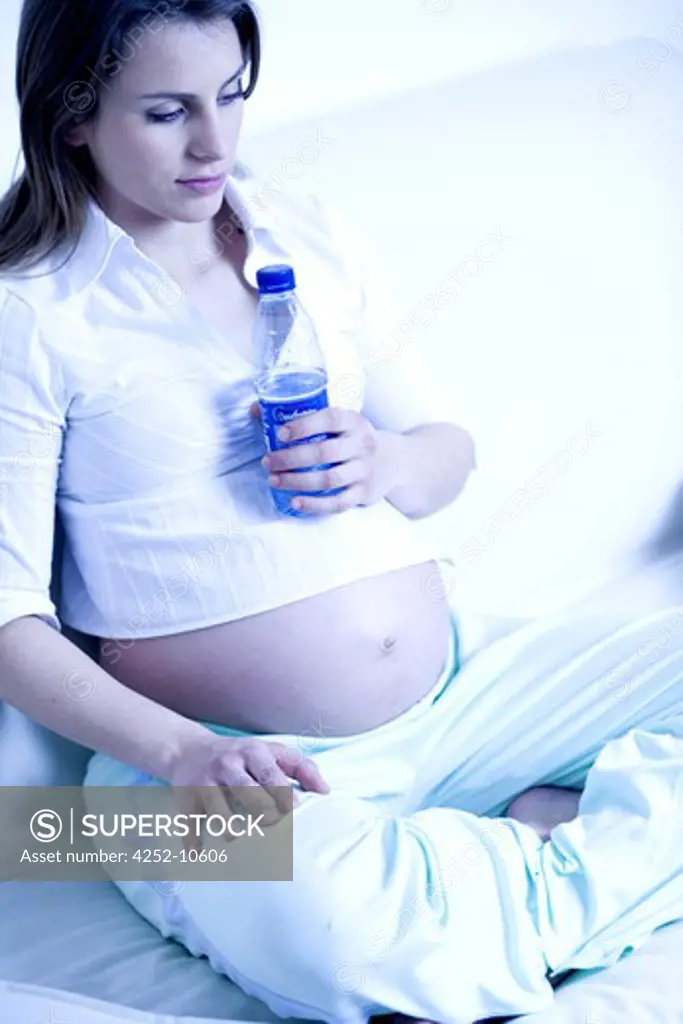 Pregnant woman water