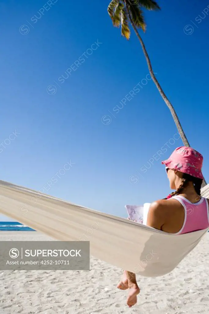 Woman hammock.
