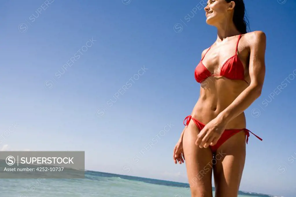 Woman bikini.