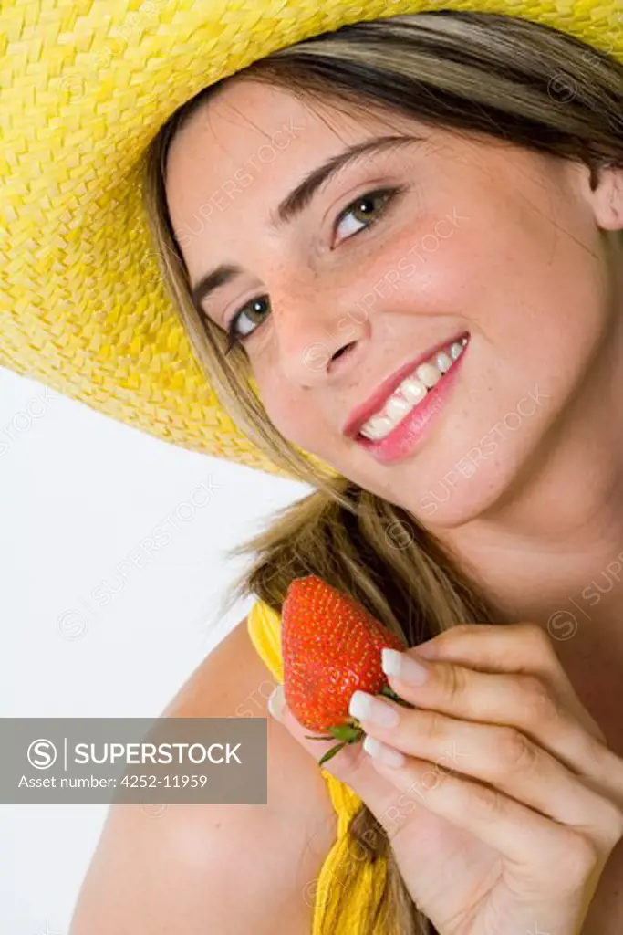 Teenager strawberry.