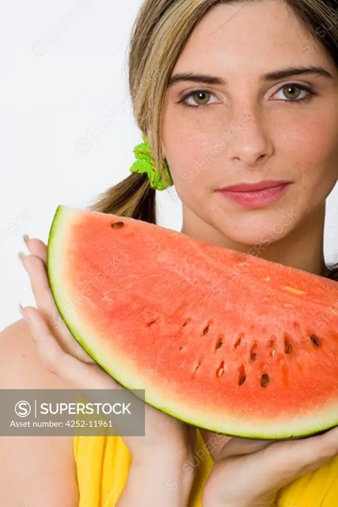 Teenager watermelon.