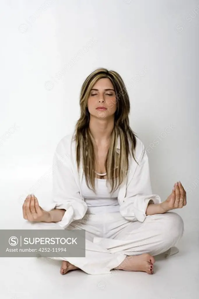 Woman yoga.