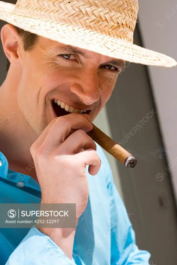 Man cigar