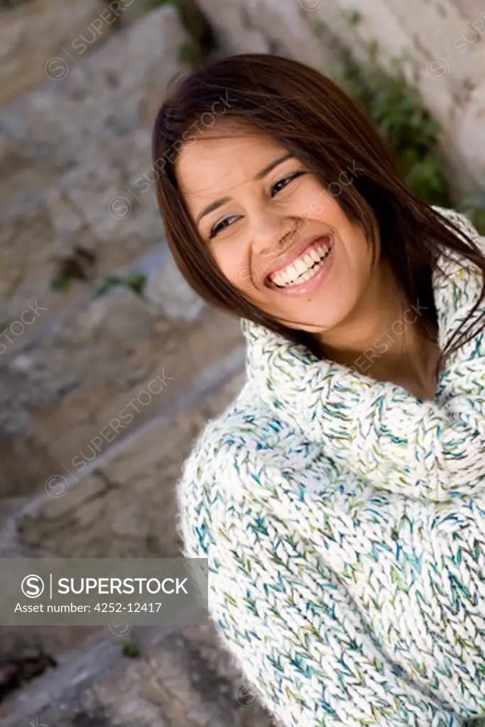 Woman smile